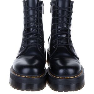 Dr. Martens leather combat boots